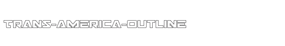 font Trans-America-Outline download