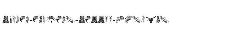 font Tribal-Animals-Tattoo-Designs download