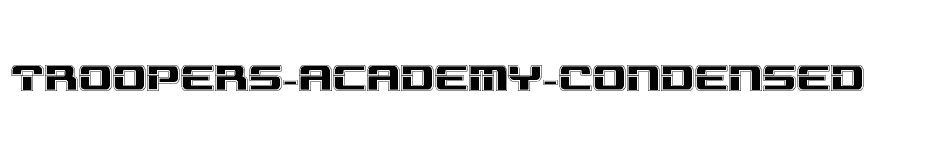 font Troopers-Academy-Condensed download