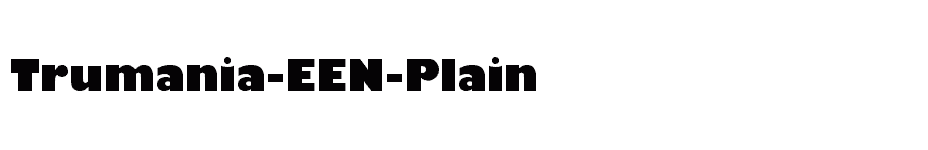 font Trumania-EEN-Plain download