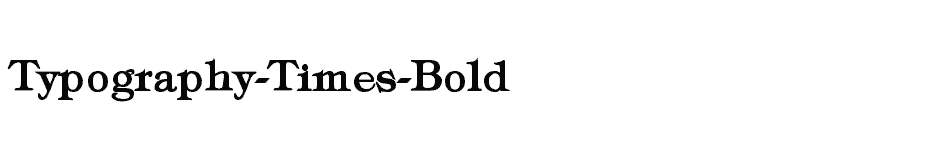 font Typography-Times-Bold download