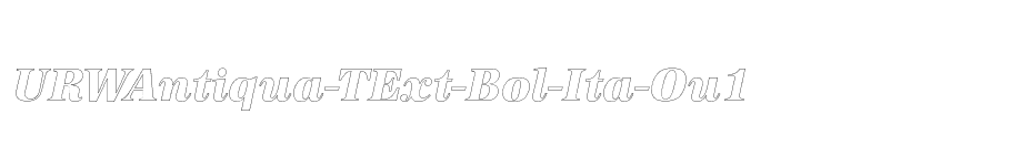 font URWAntiqua-TExt-Bol-Ita-Ou1 download