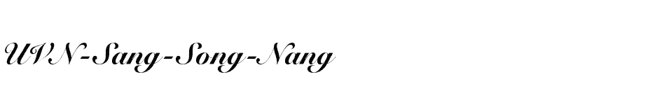 font UVN-Sang-Song-Nang download