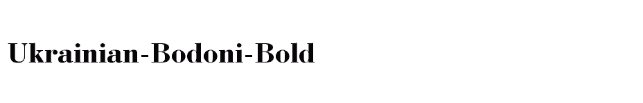 font Ukrainian-Bodoni-Bold download