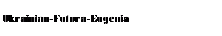font Ukrainian-Futura-Eugenia download