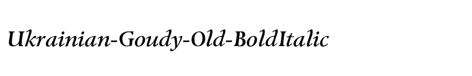 font Ukrainian-Goudy-Old-BoldItalic download