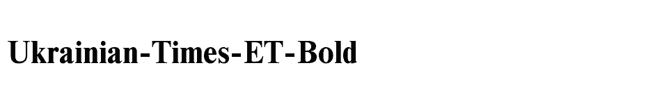 font Ukrainian-Times-ET-Bold download