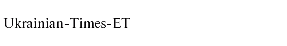 font Ukrainian-Times-ET download