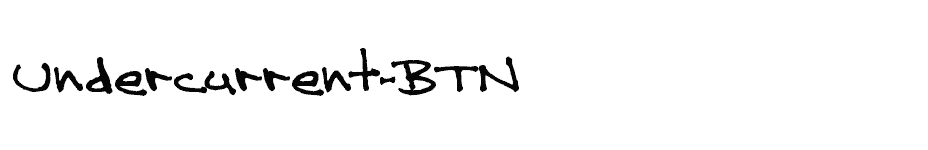 font Undercurrent-BTN download