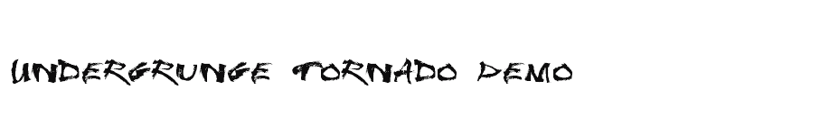 font Undergrunge-Tornado-Demo download