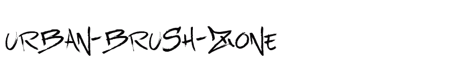 font Urban-Brush-Zone download