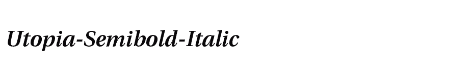 font Utopia-Semibold-Italic download