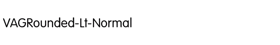 font VAGRounded-Lt-Normal download