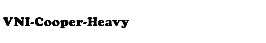 font VNI-Cooper-Heavy download