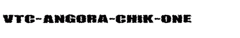 font VTC-Angora-Chik-One download