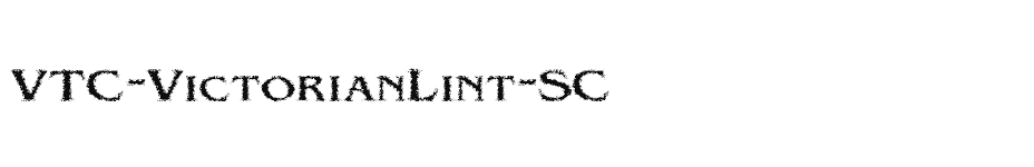 font VTC-VictorianLint-SC download