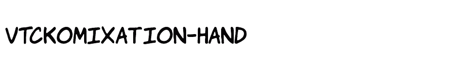 font VTCKomixation-Hand download