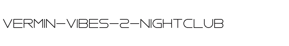 font Vermin-Vibes-2-Nightclub download