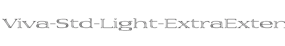 font Viva-Std-Light-ExtraExtended download