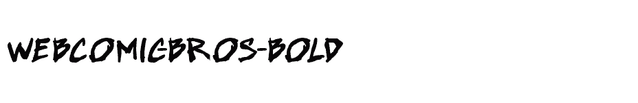 font Webcomic-Bros-Bold download