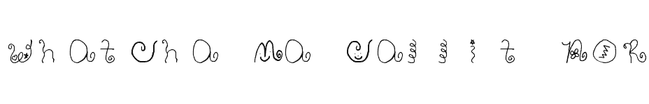 font Whatcha-Ma-Callit-Normal download