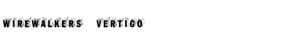 font Wirewalkers-Vertigo download