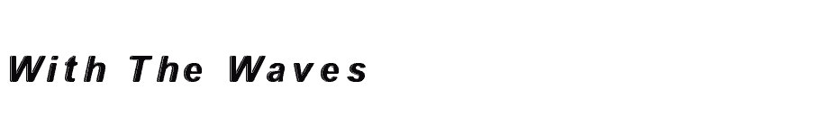 font With-The-Waves download