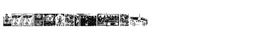 font Woodcut-Bats download