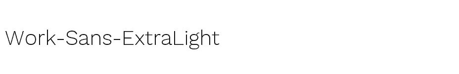 font Work-Sans-ExtraLight download