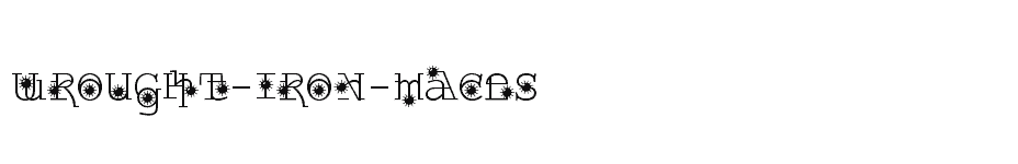 font Wrought-Iron-Maces download