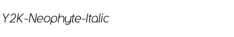 font Y2K-Neophyte-Italic download