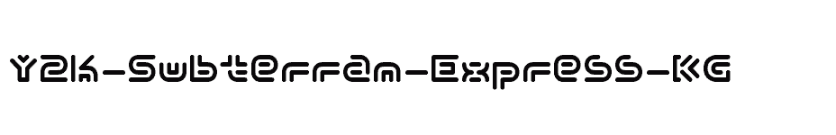 font Y2k-Subterran-Express-KG download