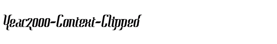 font Year2000-Context-Clipped download