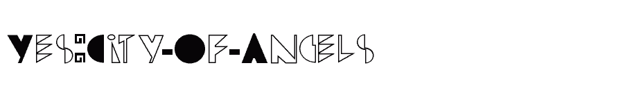 font Yes:City-Of-Angels download