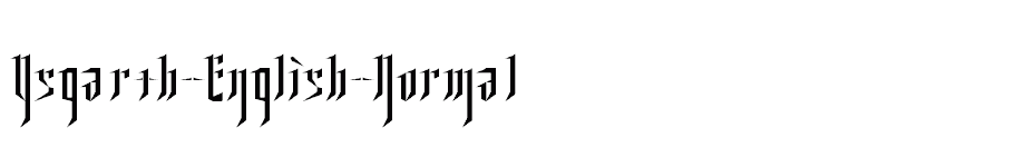 font Ysgarth-English-Normal download