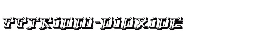 font Yytrium-Dioxide download