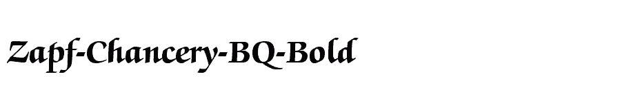 font Zapf-Chancery-BQ-Bold download