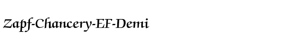 font Zapf-Chancery-EF-Demi download