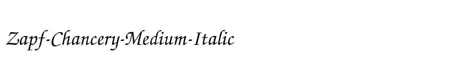 font Zapf-Chancery-Medium-Italic download