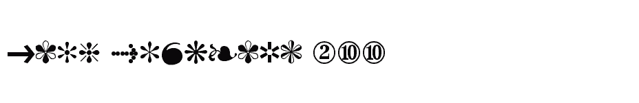 font Zapf-Dingbats-200* download