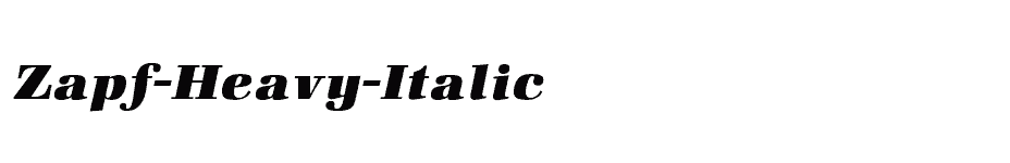 font Zapf-Heavy-Italic download