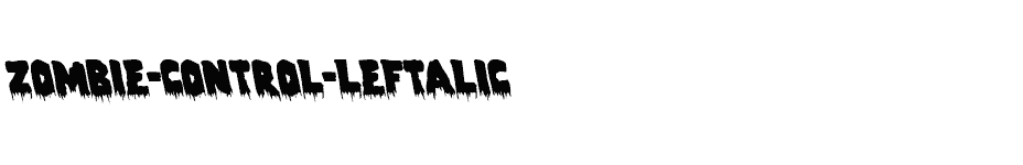 font Zombie-Control-Leftalic download