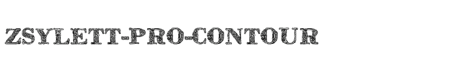 font Zsylett-Pro-Contour download