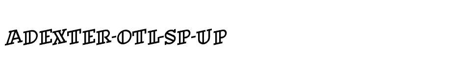 font aDexter-Otl-Sp-Up download