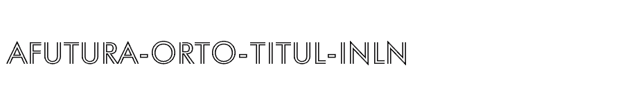 font aFutura-Orto-Titul-Inln download