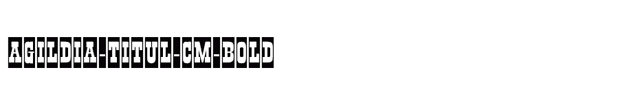 font aGildia-Titul-Cm-Bold download