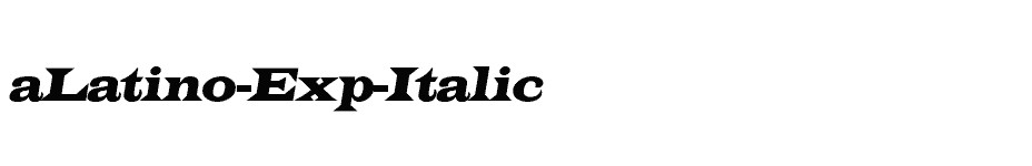 font aLatino-Exp-Italic download