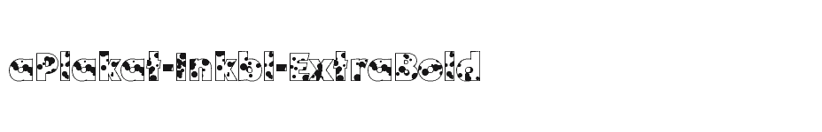 font aPlakat-Inkbl-ExtraBold download