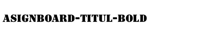 font aSignboard-Titul-Bold download