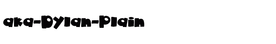 font aka-Dylan-Plain download